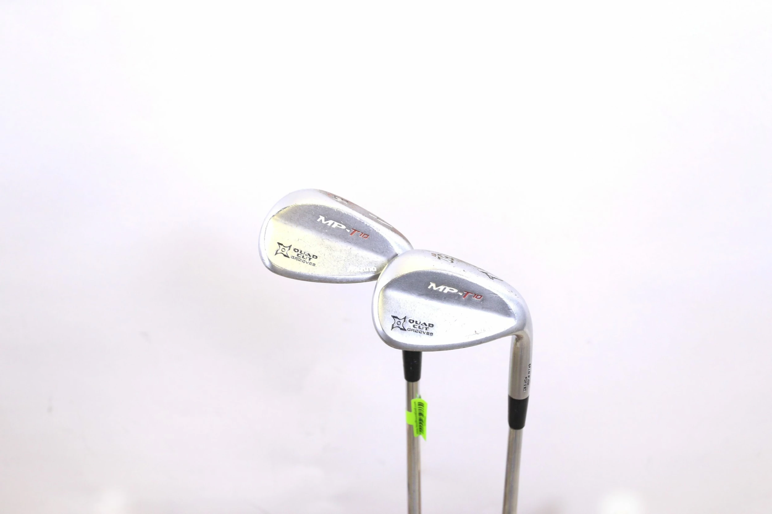 Mizuno MP T-10 White Satin 52*, 56* Wedge Set RH Steel Shaft Wedge Flex