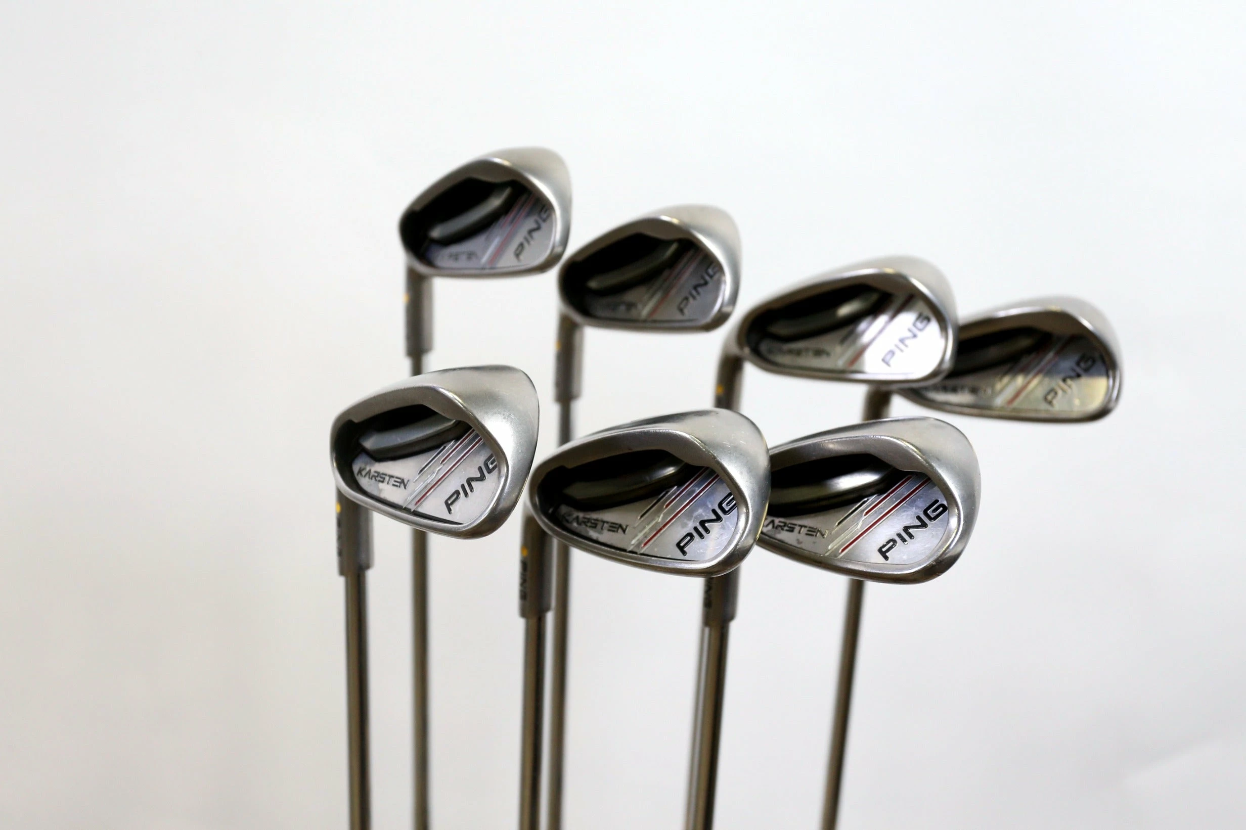 LEFTY Ping Karsten Yellow Dot 5-PW-UW Iron Set -0.5 In Ping CFS Steel Regular - Image 2