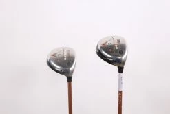 Callaway Big Bertha Fusion 15* & 19* Wood Set RH Aldila NVS Shafts Ladies Flex