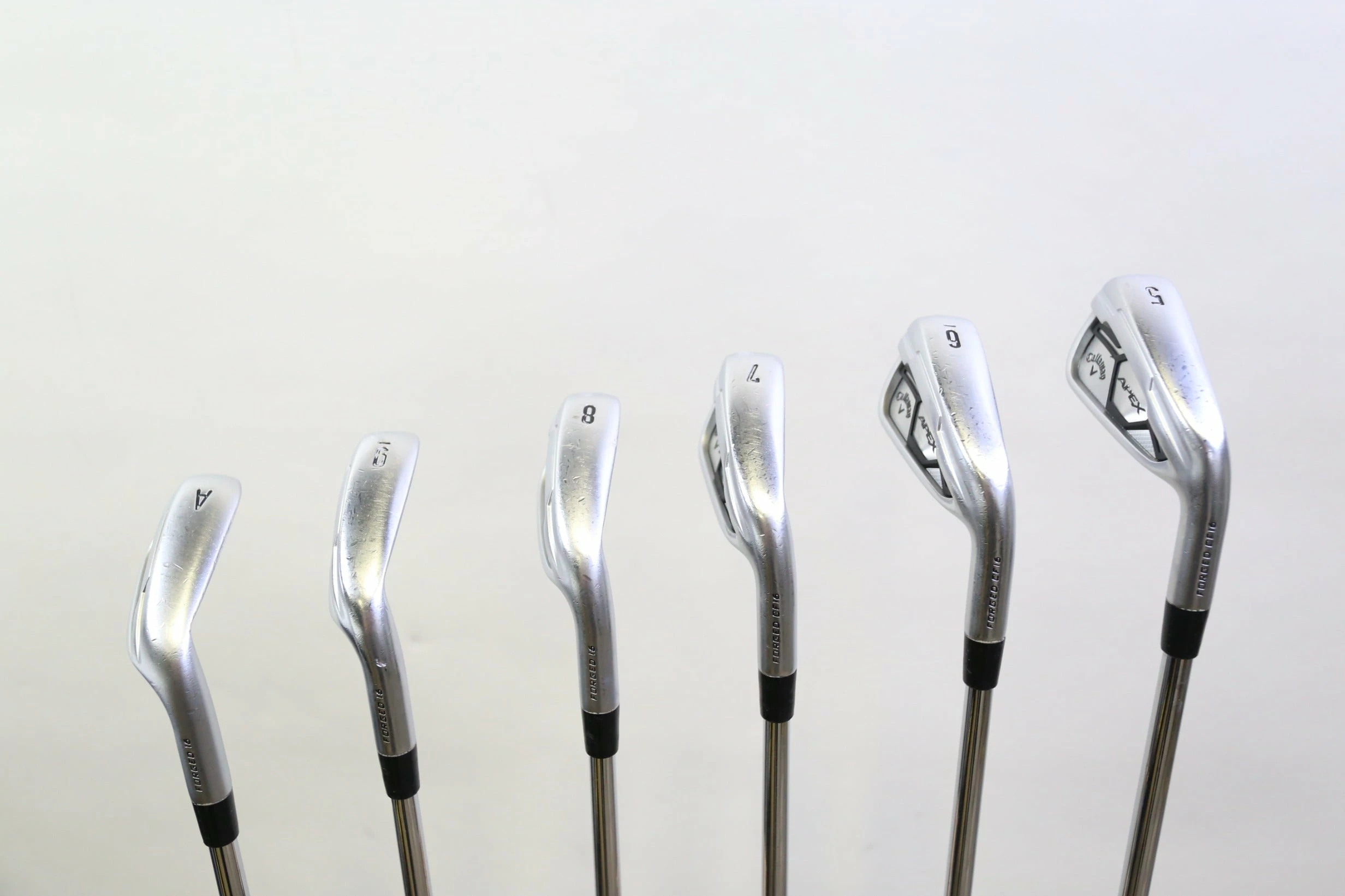 Callaway Apex CF16 5-9, AW Iron Set RH KBS Steel Shafts Stiff Flex - Image 4