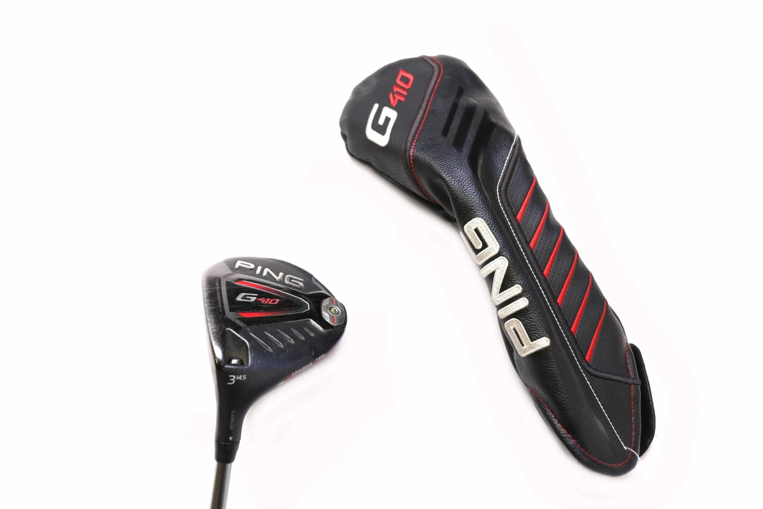 Ping G410 3 Wood Left Handed 14.5* 40 In UST Mamiya Graphite Shaft Ladies Flex