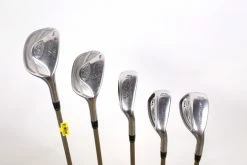 Adams® Adams Idea A3OS Long-Mid-Short, PW, SW Iron Set RH Graphite Womens Flex