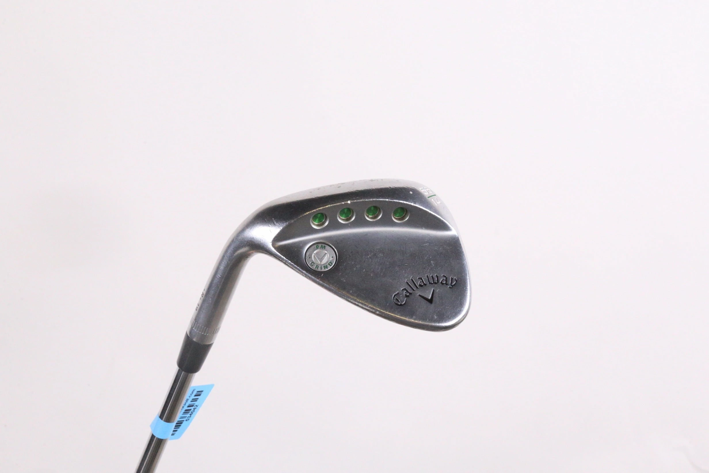 LEFTY Callaway PM Grind Chrome 56* Wedge 14*b 34.75 In Steel Shaft Stiff Flex