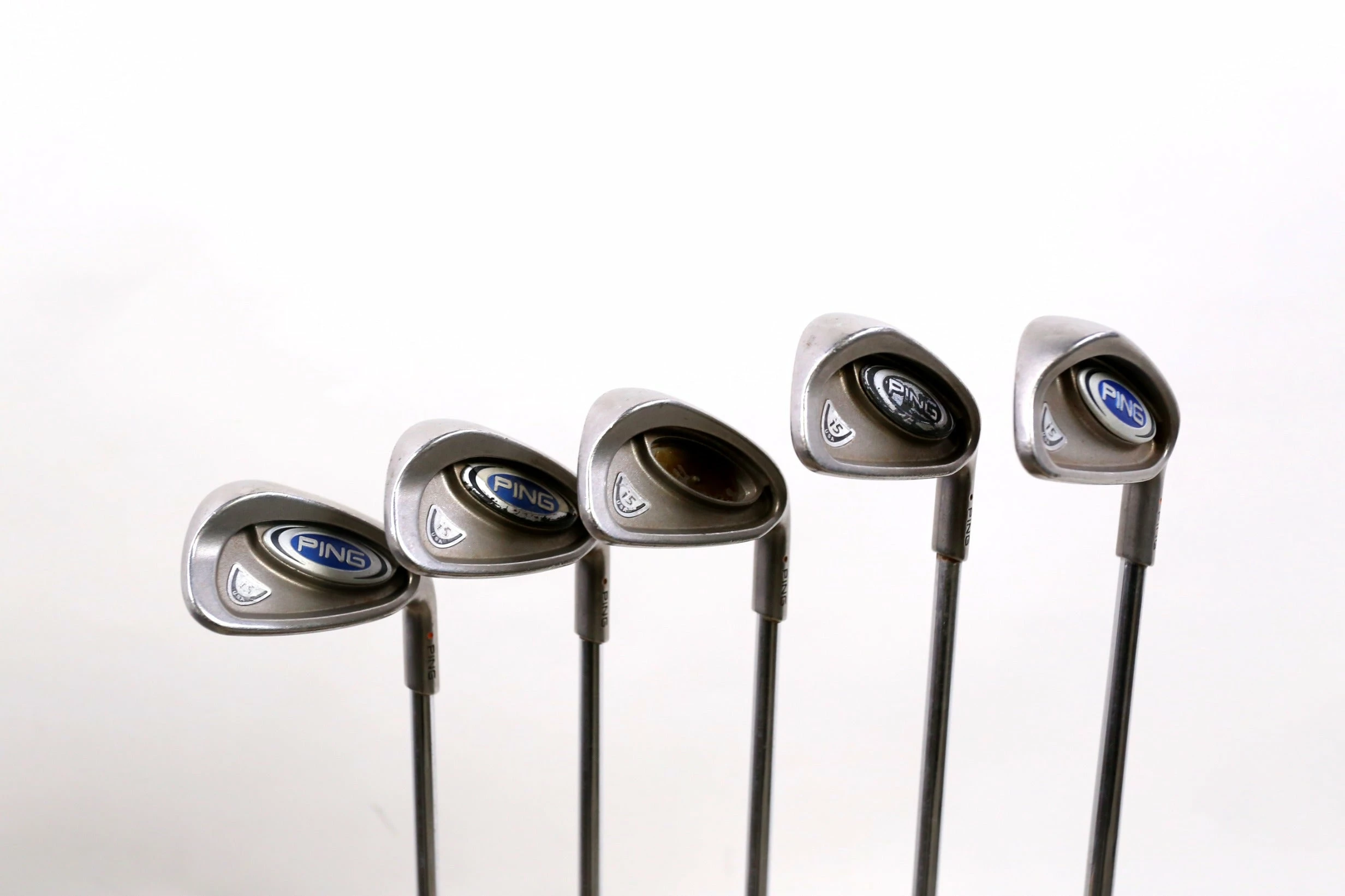 Ping I5 Orange Dot 4, 5, 7, 8, PW Iron Set RH Steel Shaft Stiff Flex - Image 2