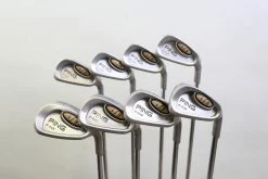 Ping I3 O-Size Gold Dot 4-PW-SW Iron Set RH -0.25 In Cushin Steel JZ Regular