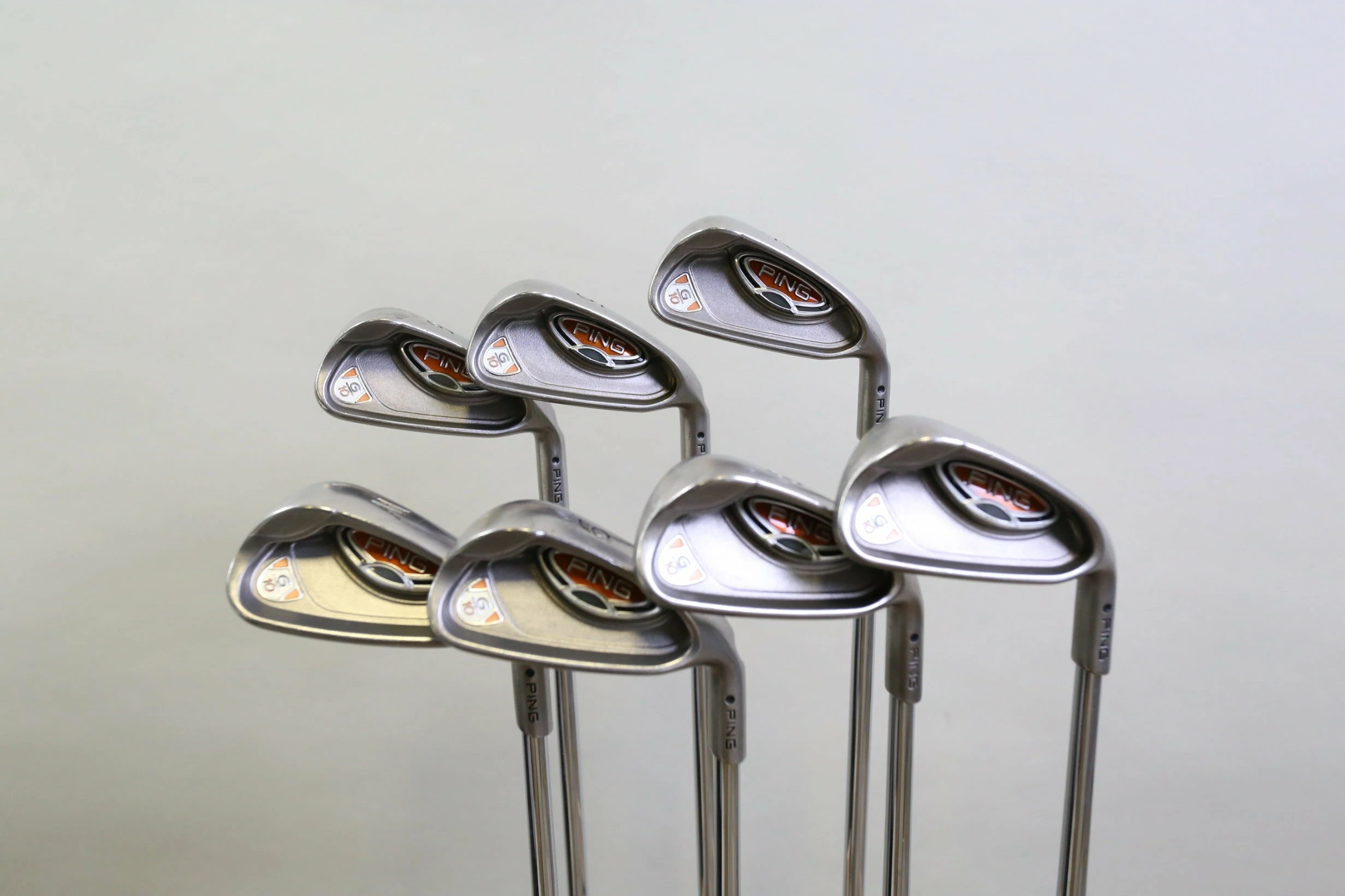 Ping G10 Black Dot 4-PW Iron Set RH Steel Shaft Stiff Flex